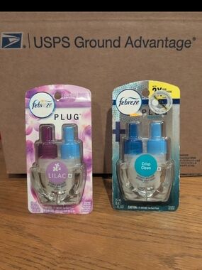 febreze plug in 1 Lilac And 1 Crisp Clean